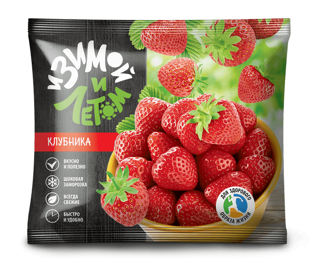 Клубника И Зимой И Летом Зам. 300 г — 1 299 〒 | Купить с доставкой