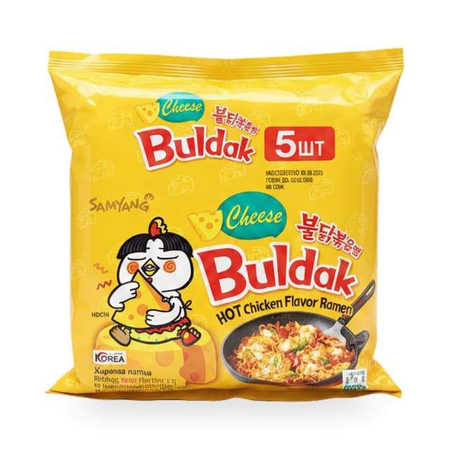 Лапша Buldak уп 5шт — 4 680 〒 | Купить с доставкой