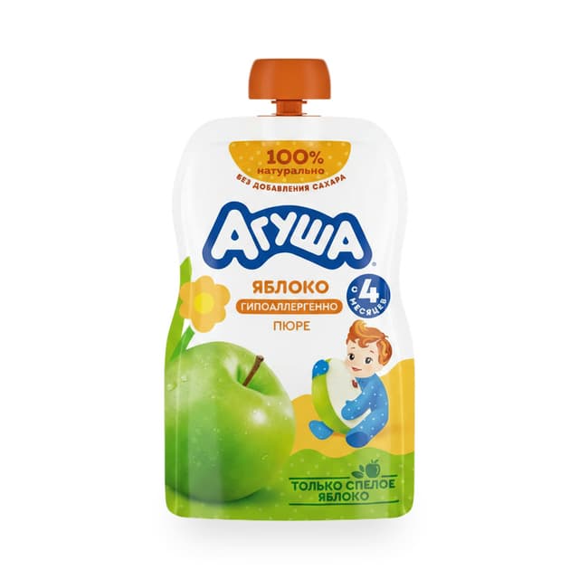 Агуша пюре со вкусом яблоко — 780 〒 Агуша пюре со вкусом яблоко — 780 〒 | Купить с доставкой