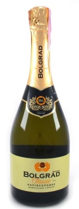 Шампанское белое полусладкое Bolgrad Classic 0,75 л. (Украина) — 1 999 〒 | Купить с доставкой