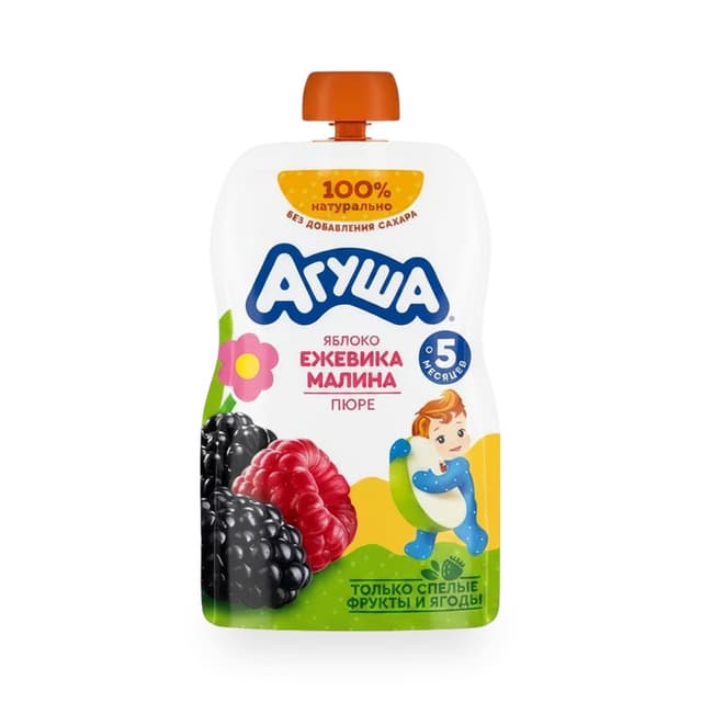 Агуша со вкусом яблоко ежевика малина — 780 〒 Агуша со вкусом яблоко ежевика малина — 780 〒 | Купить с доставкой
