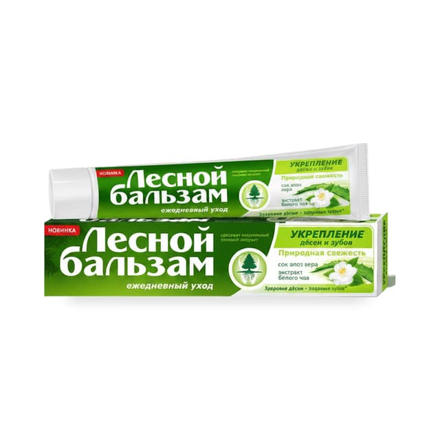 Зубная паста укрепление дёсен и зубов Лесной бальзам [!] — 650 〒 | Купить с доставкой
