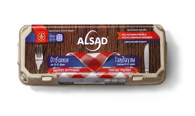 Alsad|Яйцо отборное 10 штук — 1 015 〒 | Купить с доставкой