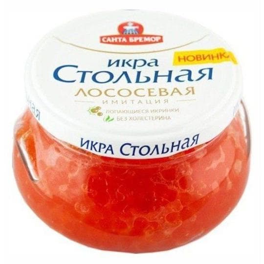 Икра лососевая Санта Бремор стольная имитация 230 г — 1 176 〒 Икра лососевая Санта Бремор стольная имитация 230 г — 1 176 〒 | Купить с доставкой