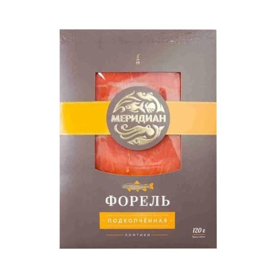 ФОРЕЛЬ МЕРИДИАН ФИЛЕ РАДУЖНОЙ ЛОМТИКИ ПОДКОПЧЁННАЯ 120 Г ФАС. — 6 449 〒 ФОРЕЛЬ МЕРИДИАН ФИЛЕ РАДУЖНОЙ ЛОМТИКИ ПОДКОПЧЁННАЯ 120 Г ФАС. — 6 449 〒 | Купить с доставкой
