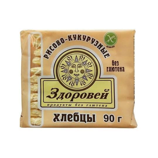ХЛЕБЦЫ ЗДОРОВЕЙ РИСОВО КУКУРУЗНЫЕ 90ГР — 990 〒 ХЛЕБЦЫ ЗДОРОВЕЙ РИСОВО КУКУРУЗНЫЕ 90ГР — 990 〒 | Купить с доставкой