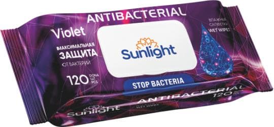 ВЛАЖНЫЕ САЛФЕТКИ SUNLIGHT ANTIBACTERIAL VIOLET 120ШТ — 919 〒 ВЛАЖНЫЕ САЛФЕТКИ SUNLIGHT ANTIBACTERIAL VIOLET 120ШТ — 919 〒 | Купить с доставкой