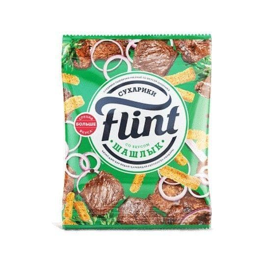 Сухарики Flint со вкусом шашлыка 190 г — 890 〒 Сухарики Flint со вкусом шашлыка 190 г — 890 〒 | Купить с доставкой