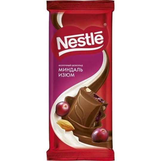 75Г ШОК МИНДАЛЬ ИЗЮМ NESTLE — 549 〒 75Г ШОК МИНДАЛЬ ИЗЮМ NESTLE — 549 〒 | Купить с доставкой
