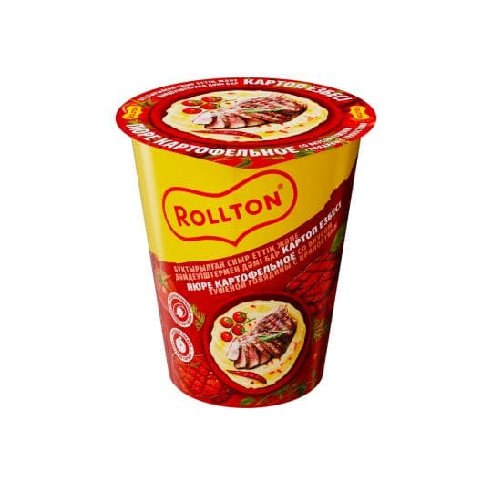 ПЮРЕ КАРТОФЕЛЬНОЕ РОЛЛТОН СО ВКУСОМ МЯСА ТУШЕНОГО 55ГР — 399 〒 ПЮРЕ КАРТОФЕЛЬНОЕ РОЛЛТОН СО ВКУСОМ МЯСА ТУШЕНОГО 55ГР — 399 〒 | Купить с доставкой