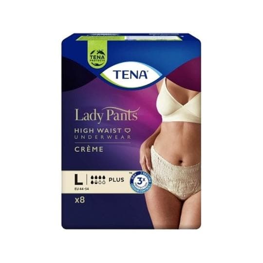 ТРУСИКИ УРОЛОГИЧЕСКИЕ TENA LADY PANTS PLUS CRÈME L 8ШТ — 6 029 〒 ТРУСИКИ УРОЛОГИЧЕСКИЕ TENA LADY PANTS PLUS CRÈME L 8ШТ — 6 029 〒 | Купить с доставкой