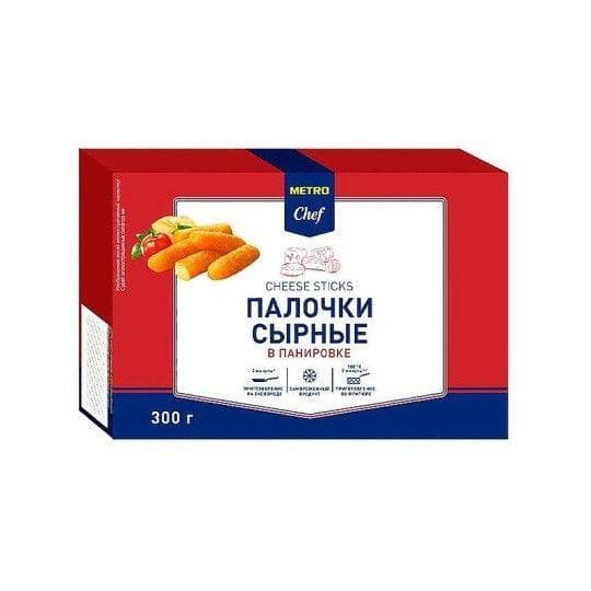 Сырные палочки в панировке Metro Chef, замороженные, 300 г — 5 539 〒 Сырные палочки в панировке Metro Chef, замороженные, 300 г — 5 539 〒 | Купить с доставкой