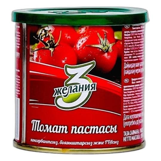Томатная паста 3 желания, 198гр — 480 〒 Томатная паста 3 желания, 198гр — 480 〒 | Купить с доставкой