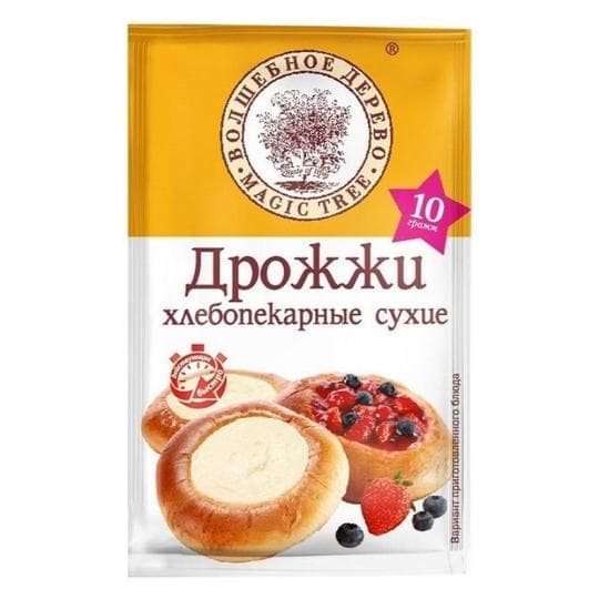 Дрожжи хлебопекарные Волшебное дерево сухие быстродействующие 10 г — 199 〒 Дрожжи хлебопекарные Волшебное дерево сухие быстродействующие 10 г — 199 〒 | Купить с доставкой