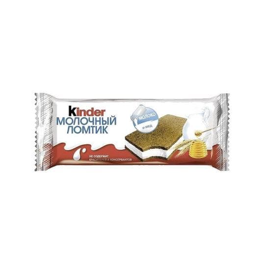 Бисквит KINDER молочный ломтик, 28г — 409 〒 Бисквит KINDER молочный ломтик, 28г — 409 〒 | Купить с доставкой