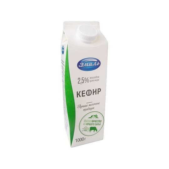 Кефир Эмиль с крышкой 2,5% п/п 1000 гр — 680 〒 Кефир Эмиль с крышкой 2,5% п/п 1000 гр — 680 〒 | Купить с доставкой