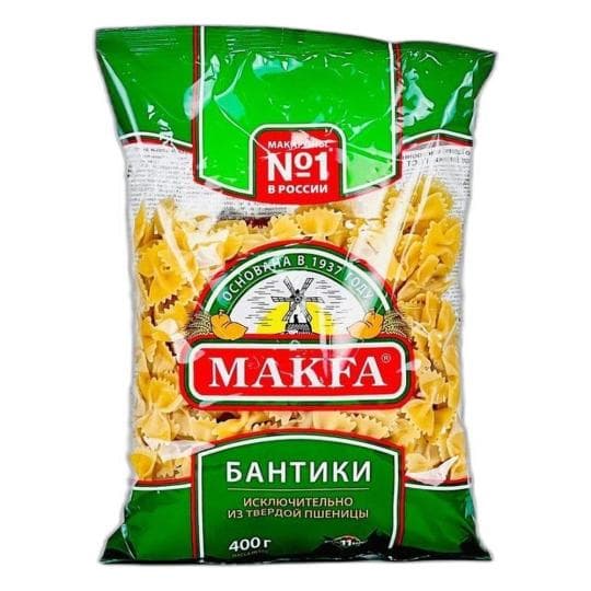 Макароны Макфа Бантики 400г — 709 〒 Макароны Макфа Бантики 400г — 709 〒 | Купить с доставкой