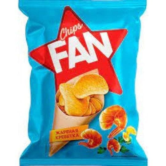 ЧИПСЫ FAN КАРТОФЕЛЬНЫЕ ЖАРЕНАЯ КРЕВЕТКА 250 Г — 1 199 〒 ЧИПСЫ FAN КАРТОФЕЛЬНЫЕ ЖАРЕНАЯ КРЕВЕТКА 250 Г — 1 199 〒 | Купить с доставкой