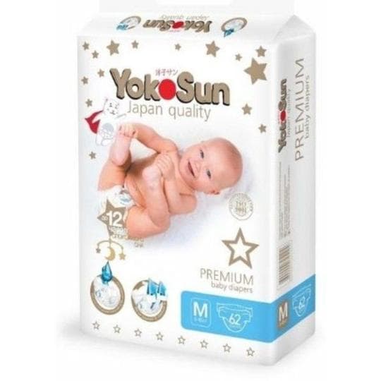 ПОДГУЗНИКИ YOKOSUN PREMIUM M 5-10КГ 62ШТ — 9 765 〒 ПОДГУЗНИКИ YOKOSUN PREMIUM M 5-10КГ 62ШТ — 9 765 〒 | Купить с доставкой