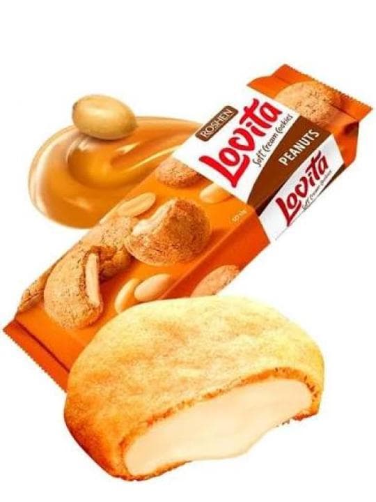 ПЕЧЕНЬЕ СДОБНОЕ ROSHEN LOVITA SOFT CREAM COOKIES PEANUT 127Г — 599 〒 ПЕЧЕНЬЕ СДОБНОЕ ROSHEN LOVITA SOFT CREAM COOKIES PEANUT 127Г — 599 〒 | Купить с доставкой