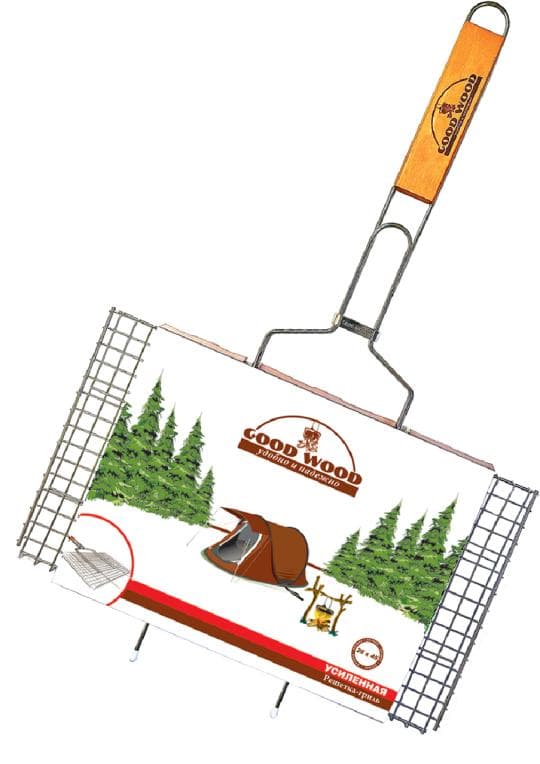 РЕШЕТКА ГРИЛЬ GOOD WOOD 26*45СМ — 5 179 〒 РЕШЕТКА ГРИЛЬ GOOD WOOD 26*45СМ — 5 179 〒 | Купить с доставкой