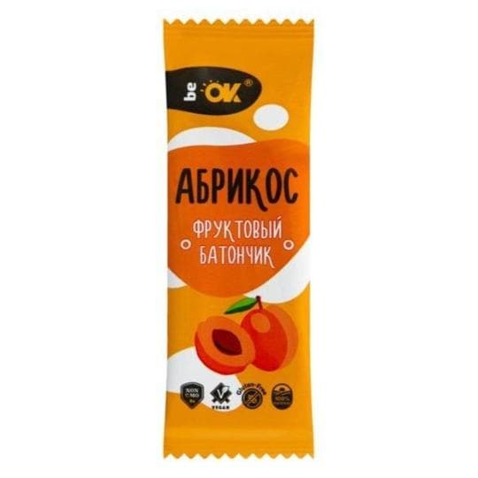 БАТОНЧИК BE OK ФРУКТОВЫЙ АБРИКОС 30ГР ФЛ/П — 359 〒 БАТОНЧИК BE OK ФРУКТОВЫЙ АБРИКОС 30ГР ФЛ/П — 359 〒 | Купить с доставкой
