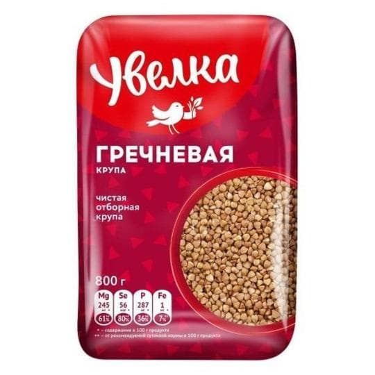 Гречка экстра Увелка 800 г — 909 〒 Гречка экстра Увелка 800 г — 909 〒 | Купить с доставкой