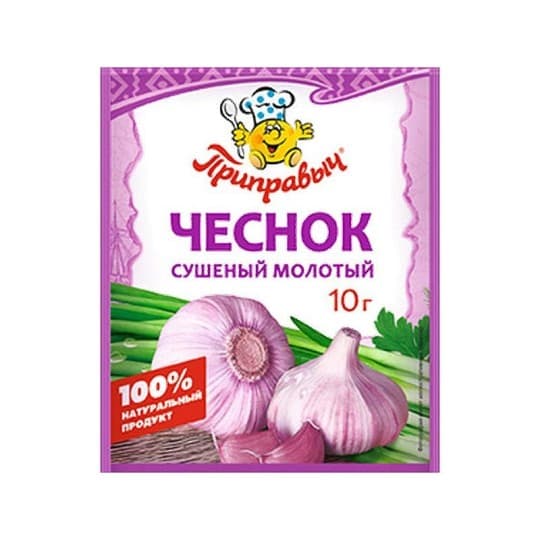 Чеснок сушеный Приправыч молотый 10 г — 140 〒 Чеснок сушеный Приправыч молотый 10 г — 140 〒 | Купить с доставкой