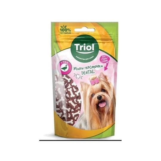 ЛАКОМСТВО ДЛЯ МИНИ-СОБАК TRIOL DENTAL МИНИ-КОСТОЧКИ ИЗ УТКИ 50ГР — 1 019 〒 ЛАКОМСТВО ДЛЯ МИНИ-СОБАК TRIOL DENTAL МИНИ-КОСТОЧКИ ИЗ УТКИ 50ГР — 1 019 〒 | Купить с доставкой