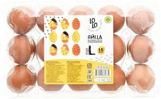 Яйцо LOLO отборное 15 шт. — 1 199 〒 Яйцо LOLO отборное 15 шт. — 1 199 〒 | Купить с доставкой
