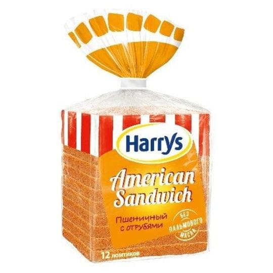 Хлеб для тостов "Harry's" пшеничный с отрубями 515г — 905 〒 Хлеб для тостов "Harry's" пшеничный с отрубями 515г — 905 〒 | Купить с доставкой