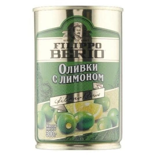ОЛИВКИ FILIPPO BERIO С ЛИМОНОМ 300ГР — 1 670 〒 ОЛИВКИ FILIPPO BERIO С ЛИМОНОМ 300ГР — 1 670 〒 | Купить с доставкой