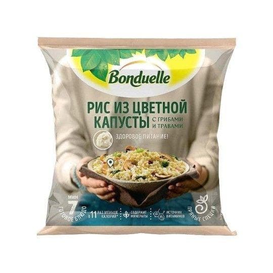 Рис из цветной капусты с грибами и травами BONDUELLE 400 гр — 2 579 〒 Рис из цветной капусты с грибами и травами BONDUELLE 400 гр — 2 579 〒 | Купить с доставкой