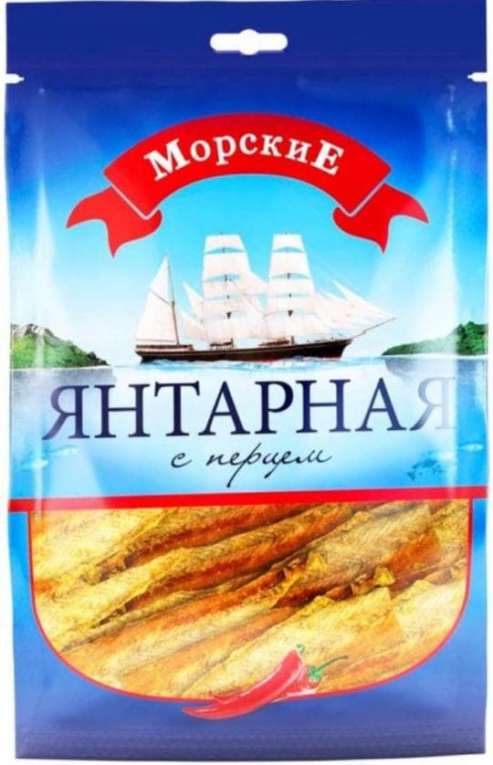 РЫБКА МОРСКИЕ ЯНТАРНАЯ С ПЕРЦЕМ 60ГР — 849 〒 РЫБКА МОРСКИЕ ЯНТАРНАЯ С ПЕРЦЕМ 60ГР — 849 〒 | Купить с доставкой