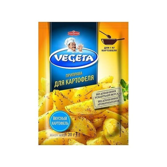 Приправа Vegeta для картофеля 20г — 375 〒 Приправа Vegeta для картофеля 20г — 375 〒 | Купить с доставкой