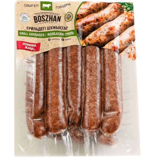 BOSZHAN КОЛБАСКИ ГРИЛЬ ГОВЯДИНА В/У,450Г,ШТ — 2 779 〒 BOSZHAN КОЛБАСКИ ГРИЛЬ ГОВЯДИНА В/У,450Г,ШТ — 2 779 〒 | Купить с доставкой
