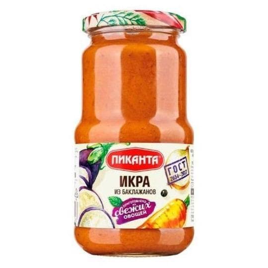 ИКРА ИЗ БАКЛАЖАНОВ ПИКАНТА 450 Г СТ.БАН./6 — 929 〒 ИКРА ИЗ БАКЛАЖАНОВ ПИКАНТА 450 Г СТ.БАН./6 — 929 〒 | Купить с доставкой