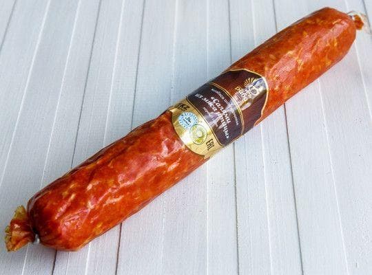 Колбаса Салями из мяса птици Курочка Ряба 210 гр. — 3 059 〒 Колбаса Салями из мяса птици Курочка Ряба 210 гр. — 3 059 〒 | Купить с доставкой