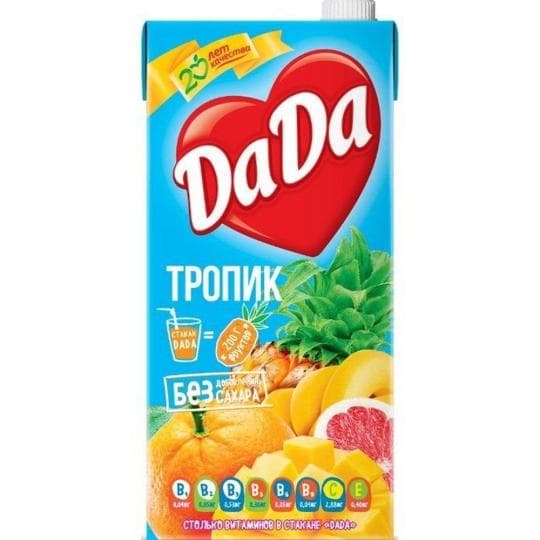 Нектар DaDa тропик 1,9 л — 1 720 〒 Нектар DaDa тропик 1,9 л — 1 720 〒 | Купить с доставкой