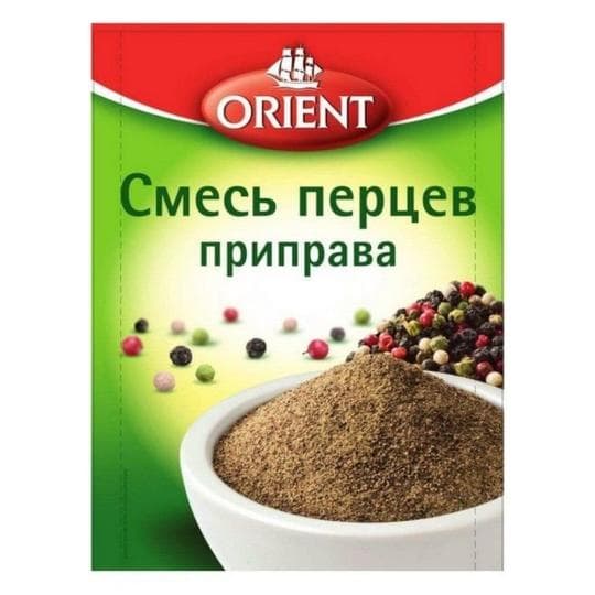 ПРИПРАВА ORIENT СМЕСЬ ПЕРЦЕВ 10ГР — 515 〒 ПРИПРАВА ORIENT СМЕСЬ ПЕРЦЕВ 10ГР — 515 〒 | Купить с доставкой