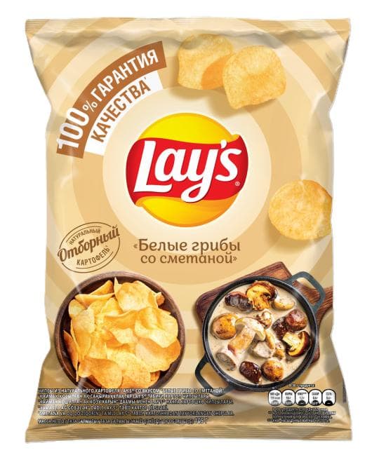 ЧИПСЫ LAY'S ГРИБЫ СО СМЕТАНОЙ 105ГР — 929 〒 ЧИПСЫ LAY'S ГРИБЫ СО СМЕТАНОЙ 105ГР — 929 〒 | Купить с доставкой