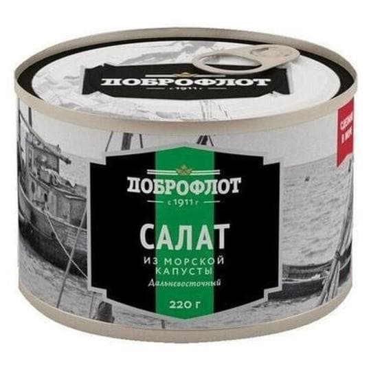 Салат Доброфлот Дальневосточный из морской капусты №6 220 гр — 1 019 〒 Салат Доброфлот Дальневосточный из морской капусты №6 220 гр — 1 019 〒 | Купить с доставкой