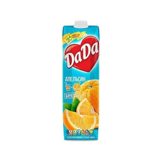 DaDa|Сок апельсин 950мл — 950 〒 DaDa|Сок апельсин 950мл — 950 〒 | Купить с доставкой