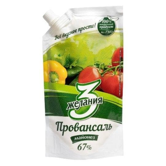 Майонез Провансаль 3 желания 380 гр — 954 〒 Майонез Провансаль 3 желания 380 гр — 954 〒 | Купить с доставкой
