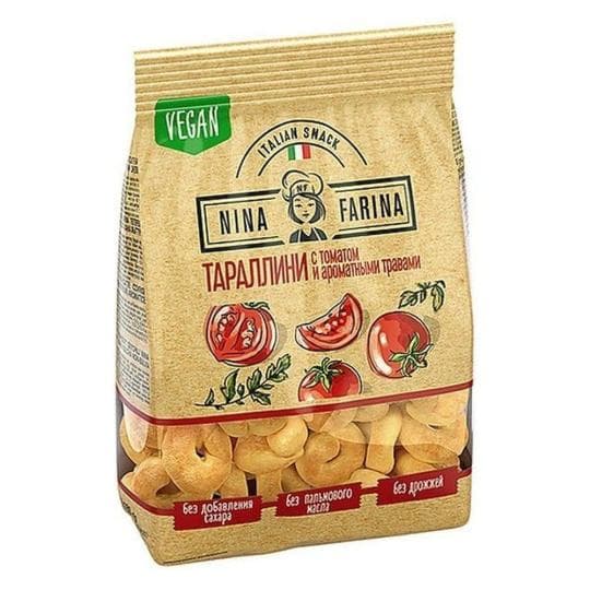 Тараллини NINA FARINA томат с ароматными травами без сахара 180 г — 399 〒 Тараллини NINA FARINA томат с ароматными травами без сахара 180 г — 399 〒 | Купить с доставкой