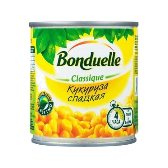 Кукуруза сладкая Bonduelle 212 мл — Price on request Кукуруза сладкая Bonduelle 212 мл — Price on request | Купить с доставкой