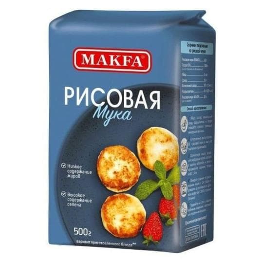 МУКА РИСОВАЯ MAKFA 500ГР — 1 130 〒 МУКА РИСОВАЯ MAKFA 500ГР — 1 130 〒 | Купить с доставкой