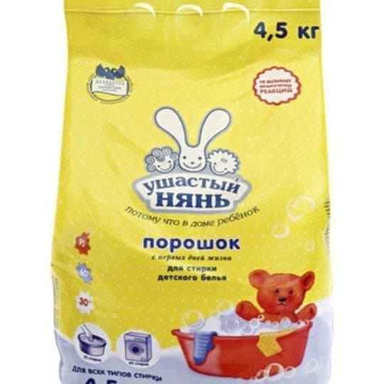Стиральный порошок Ушастый нянь Детский 4.5КГ — 5 539 〒 Стиральный порошок Ушастый нянь Детский 4.5КГ — 5 539 〒 | Купить с доставкой