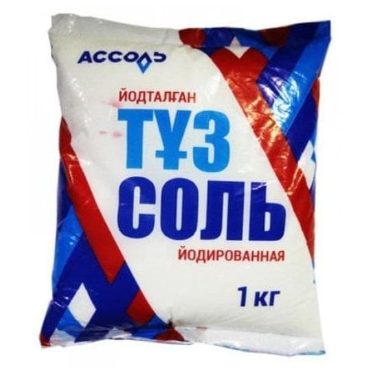 Соль пищевая Ассоль йодированная 1 кг — 119 〒 Соль пищевая Ассоль йодированная 1 кг — 119 〒 | Купить с доставкой