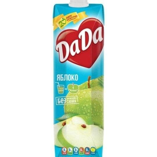 DaDa|Сок Зеленое яблоко 1л — 779 〒 DaDa|Сок Зеленое яблоко 1л — 779 〒 | Купить с доставкой
